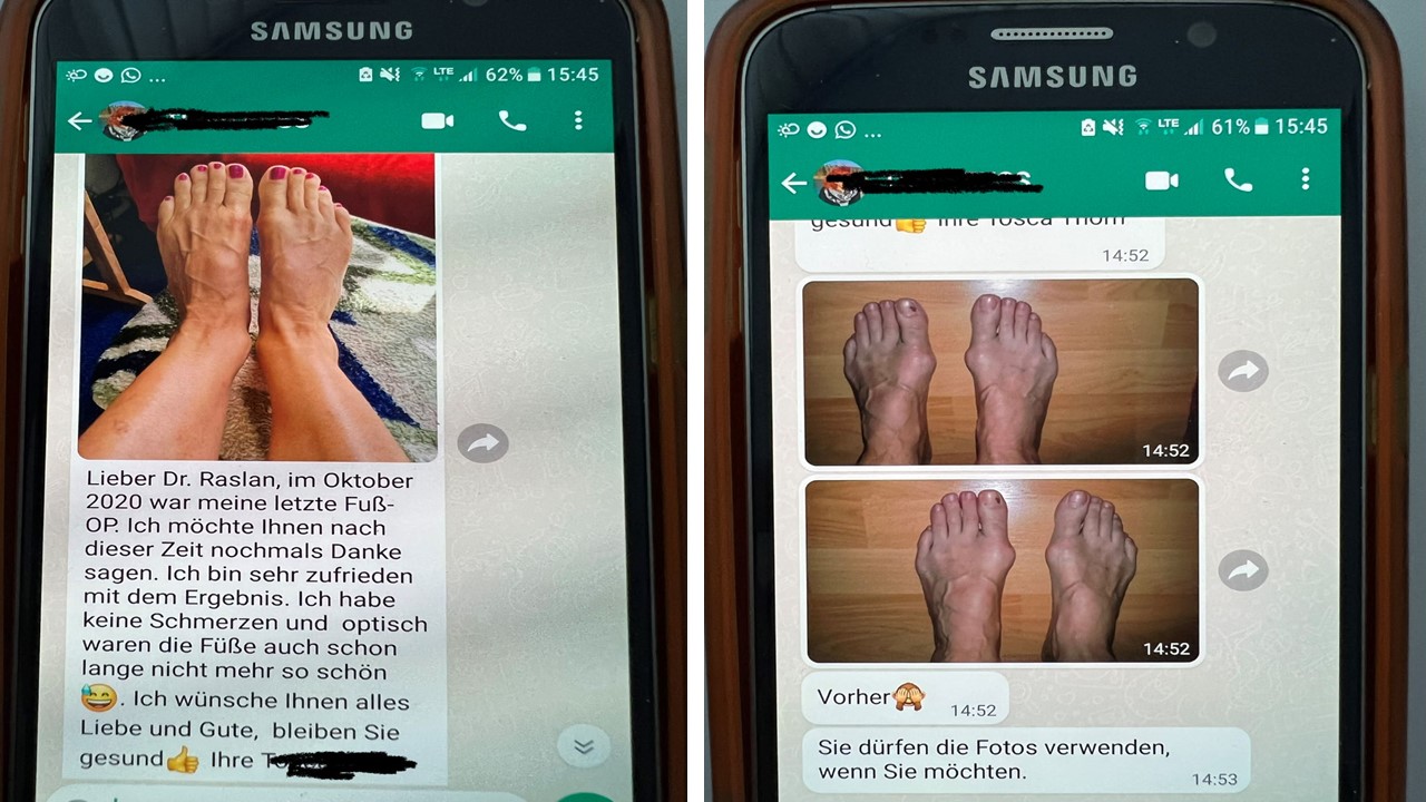 Fußspezialist Berlin | Hallux valgus Operationen | Dr. med. T. Raslan